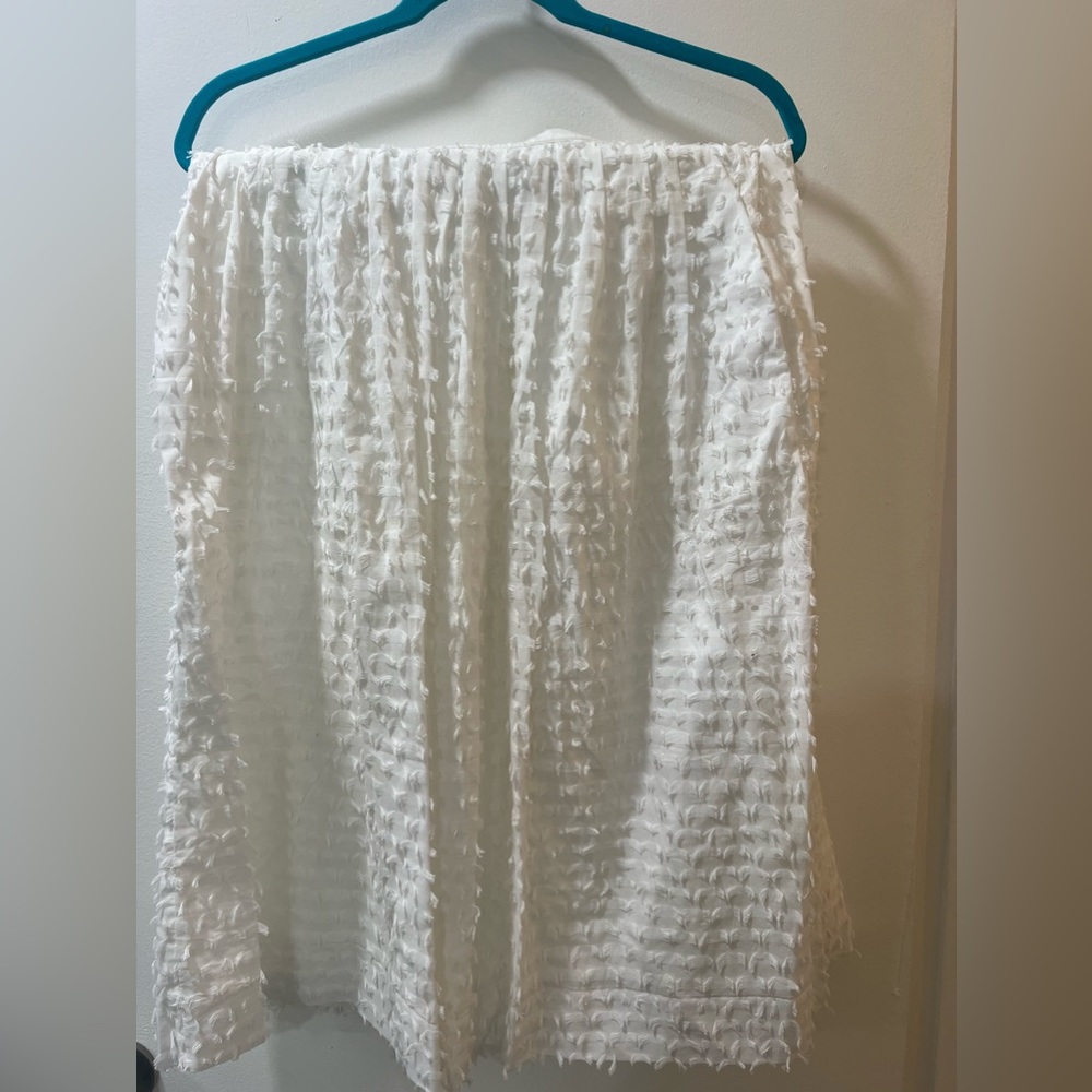 J.Crew Midi White Skirt